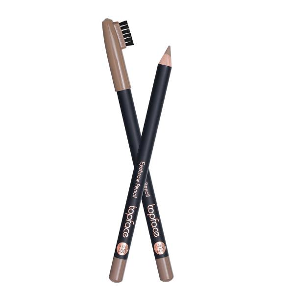 TopFace Олівець для брів зі щіточкою TopFace Eyebrow Pencil 001